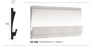 Профил за вграждане / полувграждане KD406