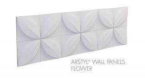 3D панел за стена FLOWER - 1135 × 380 мм