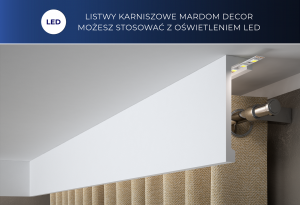Корниз за скрито осветление QL016