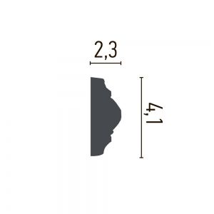 Декоративен фриз CR707 – 41 × 23 мм