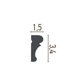 Декоративен фриз CR863 – 34 × 15 мм