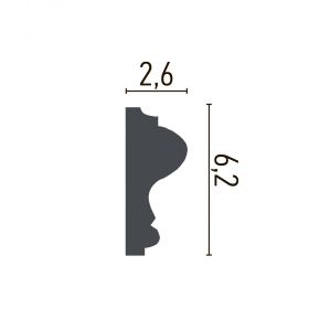 Декоративен фриз CR889 – 62 × 26 мм