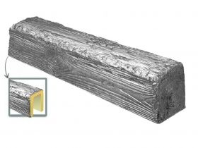 Премиум декоративна греда Рустик EQ005 – 13 × 19 см