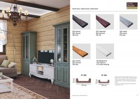 Декоративна дъска ET306 – рустик стил, 3,5 × 12 см