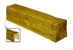 Декоративна греда ED107 – модерен стил, 6 × 9 см