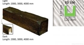 Декоративна греда ED106 – модерен стил, 12 × 12 см